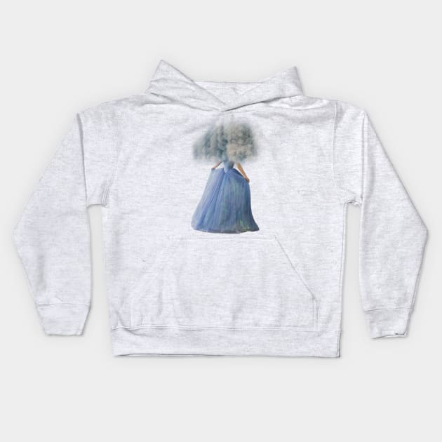 Head in the Clouds Kids Hoodie by LanaBanana